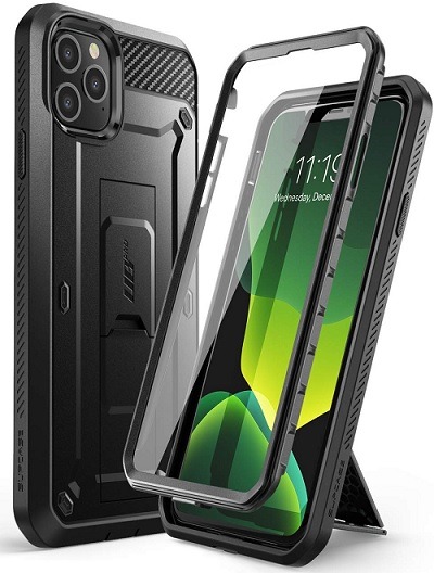 Black Unicorn Beetle Rugged Holster Case iphone 11