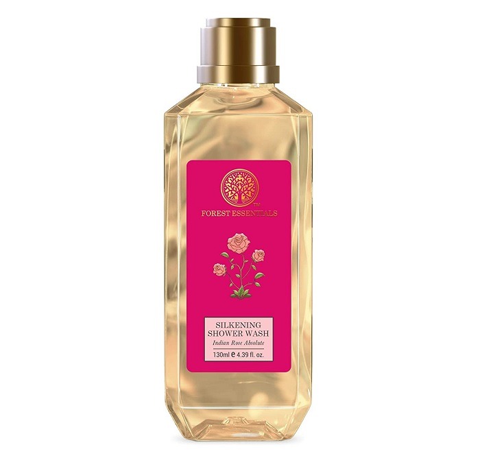Forest Essentials Silkening Shower Wash Indian Rose Absolute