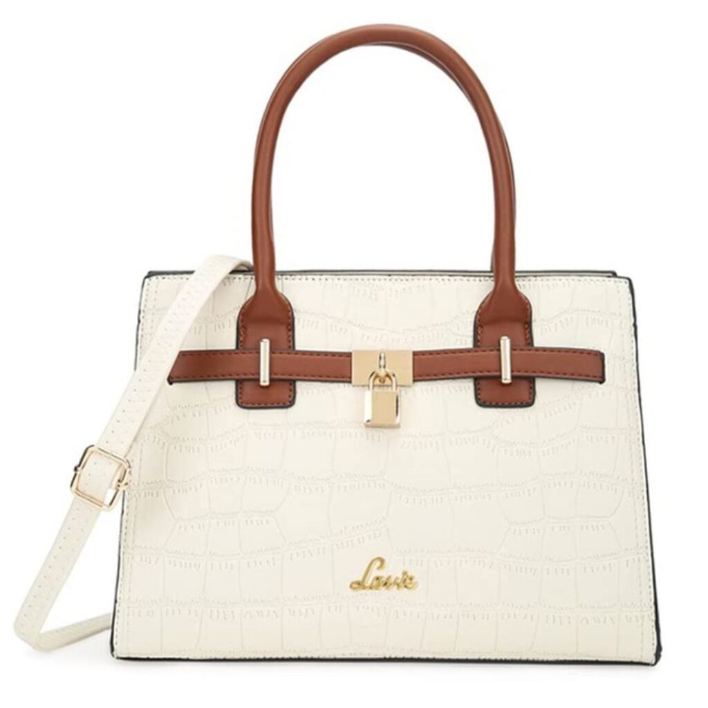 Lavie Embossed Satchel Handbag