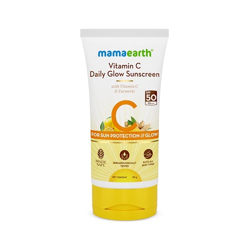 8. Mamaearth Daily Glow Sunscreens SPF 50 PA+++